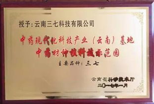 集團旗下三七科技榮膺中藥材領域兩項權威認定，技術咨詢助力中草藥產業高質量發展